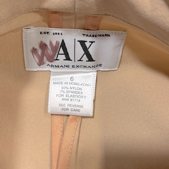 AX Beige jacket and skirt matching set - size 6 - Picture 6 of 6